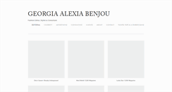 Desktop Screenshot of georgiaalexiabenjou.com